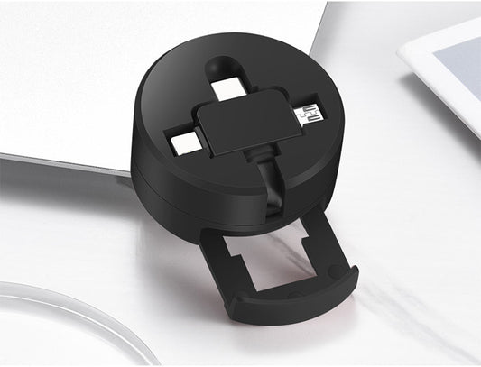 "The Three In One Data Cable – Fast Charging & Sync | Universal 3-in-1 USB Cable for Android, iPhone & Type-C "FREE DELIVERY"