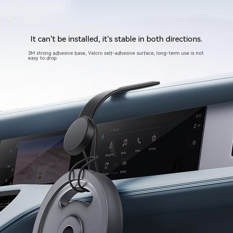 "Magnetic Car Phone Holder – 15W Wireless Charger Dash Mount"