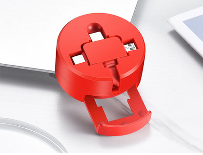 "The Three In One Data Cable – Fast Charging & Sync | Universal 3-in-1 USB Cable for Android, iPhone & Type-C "FREE DELIVERY"